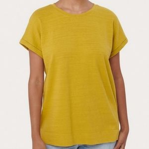 LOFT Yellow Dolman Tee NWT Sz M